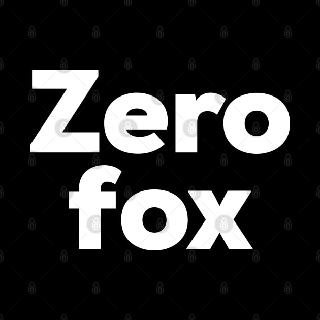 Zero fox by NomiCrafts