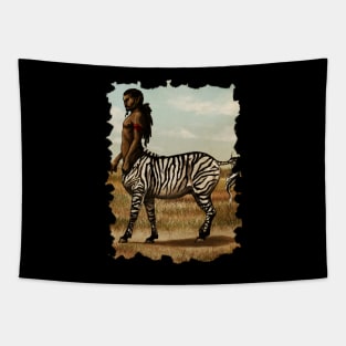 Zebra Centaur Tapestry