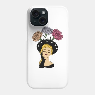 Lady Head Phone Case