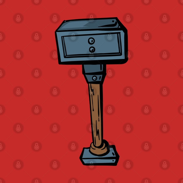 Cartoon Viking Hammer by holidaystore