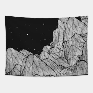 Moon Rocks Tapestry