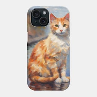 impressionism art cat Phone Case