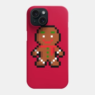 cute gingerbread pixel kids Phone Case