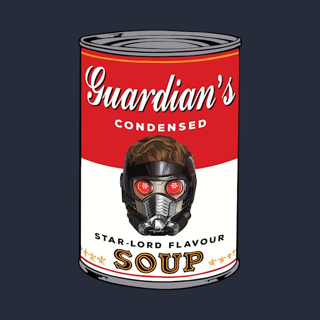 Guardians Of The Galaxy Star Lord Soup Warhol by Rebus28