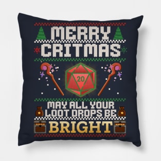 Merry Critmas Healer Pillow