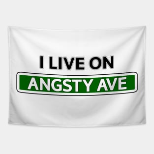 I live on Angsty Ave Tapestry