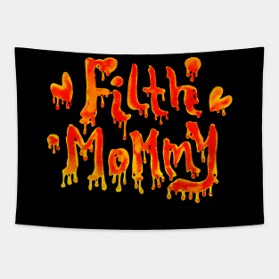 FILTH MOMMY (red) Tapestry