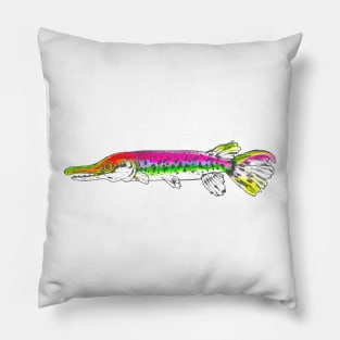 Alligator Gar Pillow