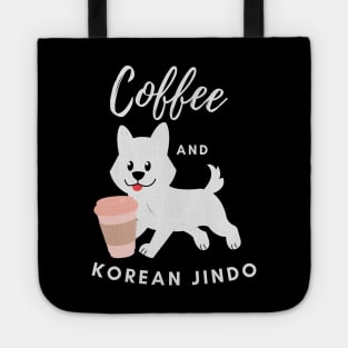 COFFEE AND KOREAN JINDO Tote