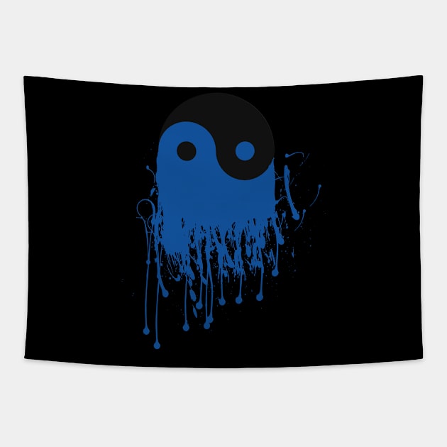 Yin Yang Overflow Tapestry by RuftupDesigns