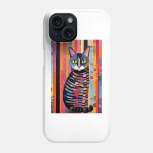 Abstract Cat 3 Phone Case