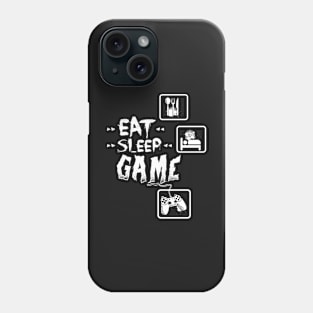 Eat Sleep Game Shirt Gamer and Gamers with Graphic shades illustration Phone Case