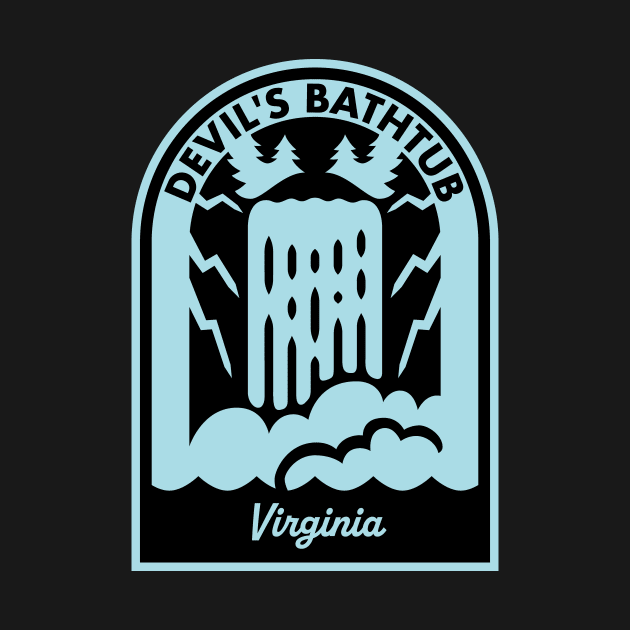 Devils Bathtub Virginia by HalpinDesign