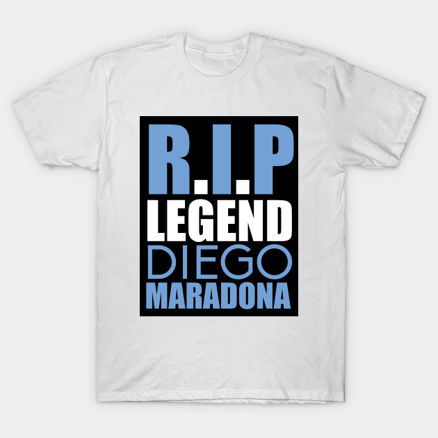 BERKAHR100 Rip Diego Maradona T-Shirt