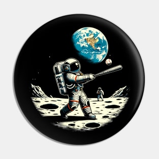 Baseball Novelty Astronaut Funny Baseball Pin