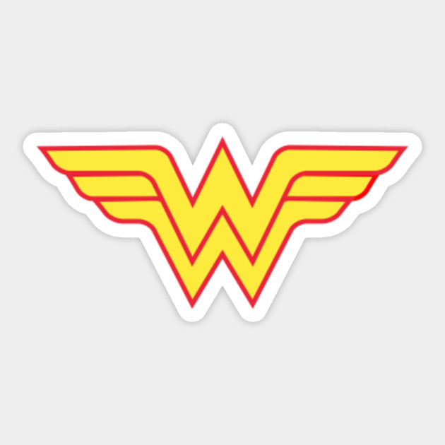 Wonder Woman Symbol Original Wonder Woman Sticker Teepublic