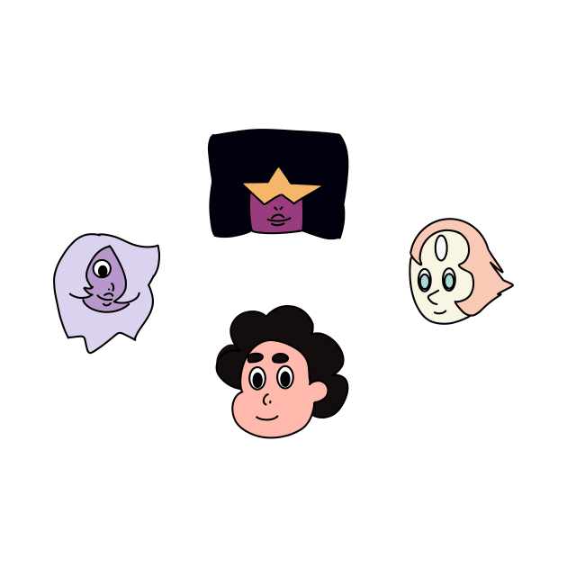 Steven Universe Crystal Gems by CERA23