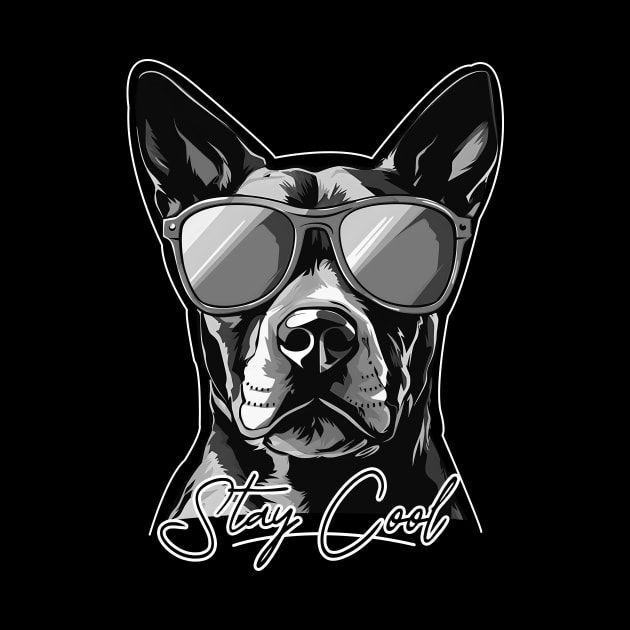 Cool Dog with sunglasses by Saysaymeme