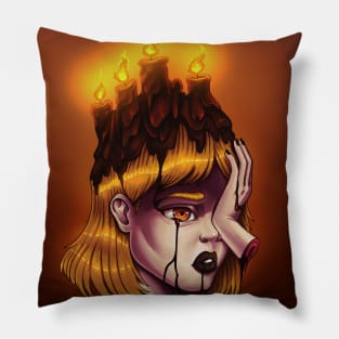 Candle Lit Tears Pillow