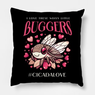 Cicadas Nature's comeback kid funny Pillow