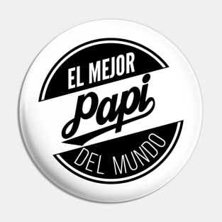 El Mejor Papi Del Mundo Camiseta T-Shirt Pin