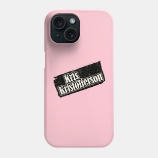 NYINDIRPROJEK - Kris Kristofferson Phone Case