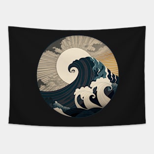 Japanese circle pattern 14 Tapestry