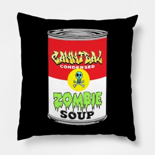 Zombie Soup Can 1 Pillow