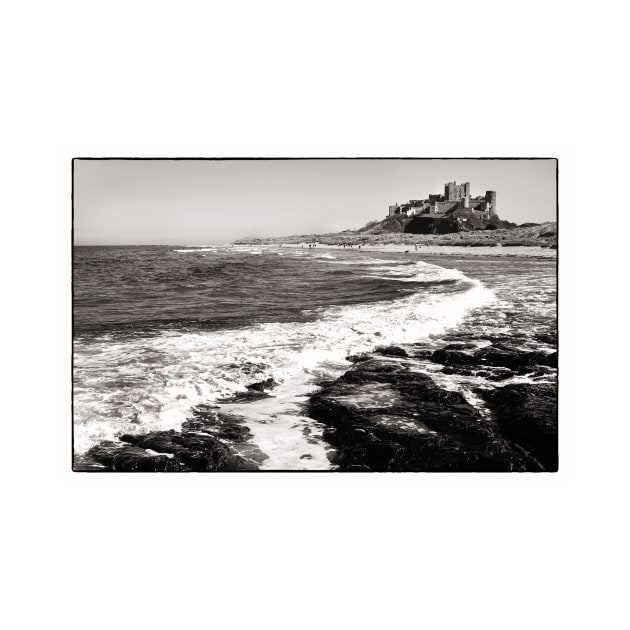 The coastline near Bamburgh Castle, Northumberland, UK by richflintphoto