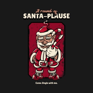 Santa Clause Christmas Design T-Shirt