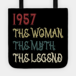 Vintage Retro 1957 Legend Gift 63rd Birthday Womens Tote