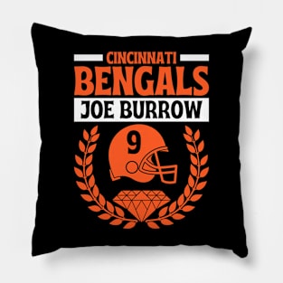 Cincinnati Bengals Joe Burrow 9 American Football Pillow