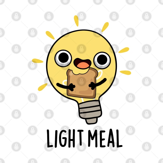 Light Meal Cute Electric Bulb Pun by punnybone