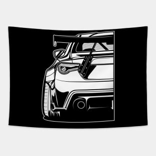 Toyota GT86 / Subaru BRZ (White Print) Tapestry