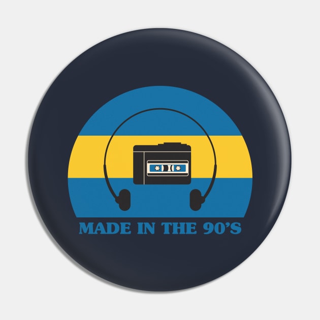 Made In The 90's - Walkman Pin by stephanieduck