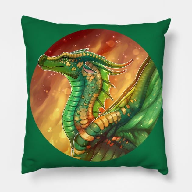 Wings of Fire - Sundew Pillow by Biohazardia