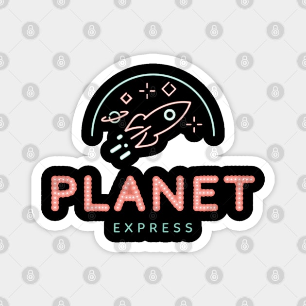 Planet Express Logo Magnet by Kelo