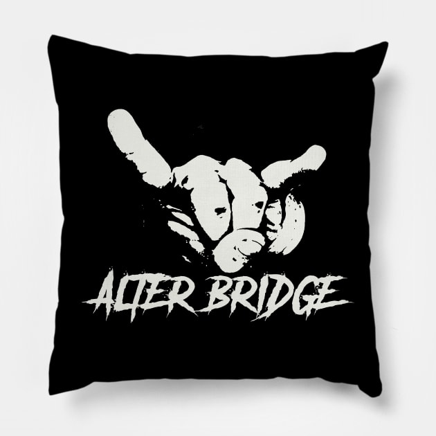 alter bridge horn sign Pillow by sumurbatu