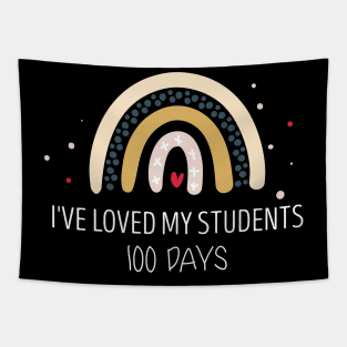 I've Loved My Students 100 Days School Tapestry