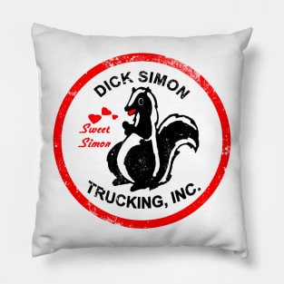 Retro Dick Simon Trucking Pillow