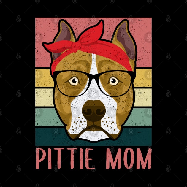 Pittie Mom | American Pit Bull Terrier Owner Gift by Streetwear KKS