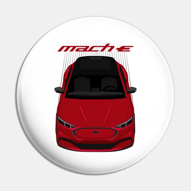 Ford Mustang Mach E SUV - Rapid Red Pin by V8social