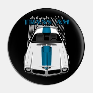 Pontiac Transam 1972 - White and Blue Pin