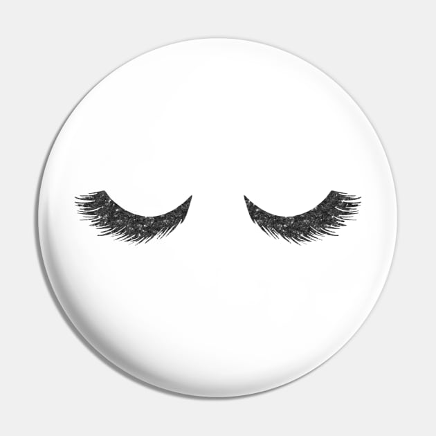 Sparkle Eyelashes Pin by NatureMagick