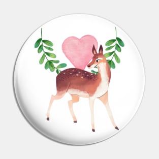 Deer Love Pin