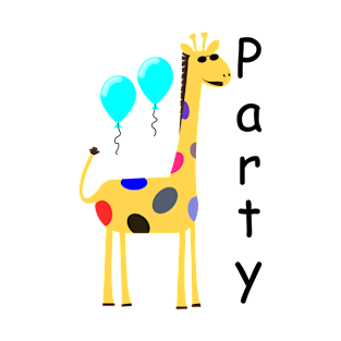 Party giraffe T-Shirt