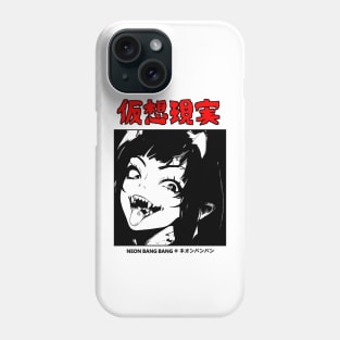 Anime Dark Goth Horror Manga Demon Girl Lewd Japanese Streetwear Aesthetic Phone Case