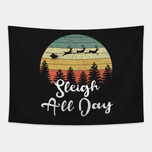 Sleigh All Day Tapestry