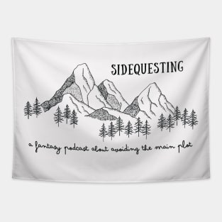 Sidequesting Mountain Art Tapestry