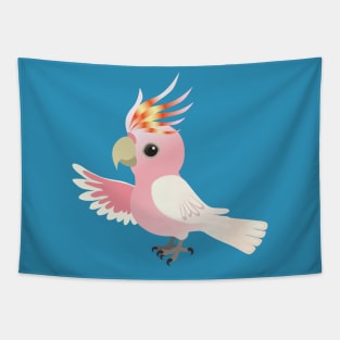 Cute Major Mitchell's cockatoo Tapestry